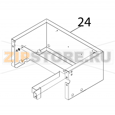 Burner box Fagor VG-101 Burner box Fagor VG-101Запчасть на деталировке под номером: 24Название запчасти Fagor на английском языке: Burner box VG-101.