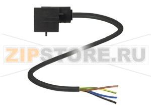 Разъём клапанов Valve Connector Cordset VMA-3+P-5M-PUR Pepperl+Fuchs Описание оборудованияValve connector, Form A, 3+PE, PUR cable