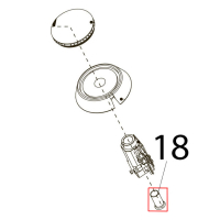 Air regulation bushing D20 Tecnoinox PC105G7