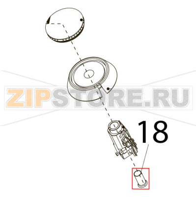Air regulation bushing D20 Tecnoinox PC105G7 Air regulation bushing D20 Tecnoinox PC105G7Запчасть на деталировке под номером: 18
