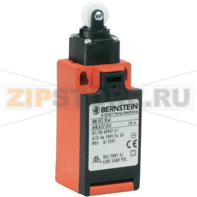 Выключатель концевой с роликом 240 В/AC, 10 А, IP65, 1 шт Bernstein I88-SU1Z RIWL 