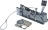 SERRATURA ELETTROMAGNETICA PER PORTA 24V