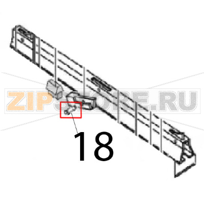 Pin Angelo Po C165D Pin Angelo Po C165DЗапчасть на деталировке под номером: 18