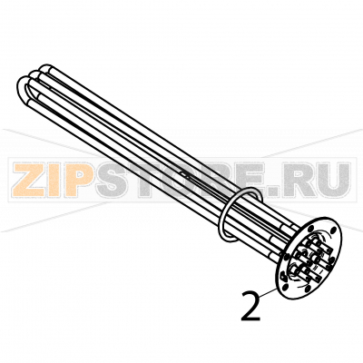 Boiler&#039;s resistor 6KW Fagor CO-502 B DD Boiler's resistor 6KW Fagor CO-502 B DDЗапчасть на деталировке под номером: 2Название запчасти Fagor на английском языке: Boiler's resistor 6KW CO-502 B DDПримечание: запчасть рекомендована производителем для постоянного хранения на складах центров сервисного обслуживания.