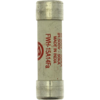 Предохранитель, 15 A, AC 500 В, 50 кА, 14x51 мм, aR, UL Eaton 500V 15AMP S/COND FERRULE 14.3x50