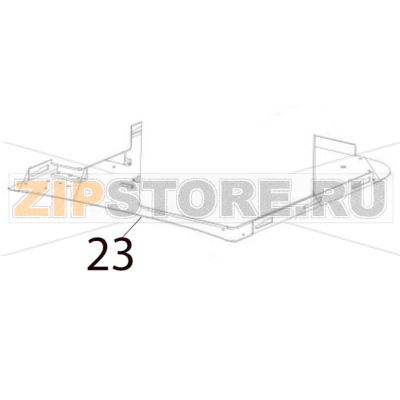 Bottom board Hurakan HKN-IMSD15 Bottom board Hurakan HKN-IMSD15Запчасть на деталировке под номером: 23