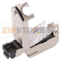 SIMATIC NET IE FC RJ45 PLUG 145, RJ45-ВИЛКА С МЕТАЛЛИЧЕСКИМ КОРПУСОМ ДЛЯ СИСТЕМ БЫСТРОГО ПОДКЛЮЧЕНИЯ, ВЫХОД КАБЕЛЯ 145 ГРАД., УПАКОВКА ИЗ 50 ШТУК Siemens 6GK1901-1BB30-0AE0