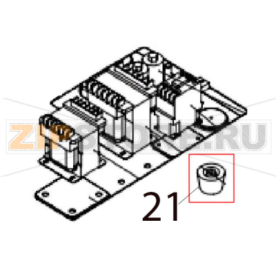 Feet Hurakan HKN-VAC260 Feet Hurakan HKN-VAC260Запчасть на деталировке под номером: 21