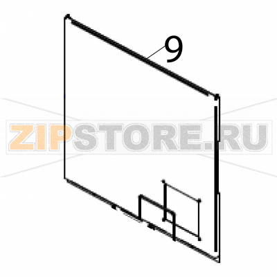 Right side panel Fagor CO-110 DD Right side panel Fagor CO-110 DDЗапчасть на деталировке под номером: 9Название запчасти Fagor на английском языке: Right side panel CO-110 DD.