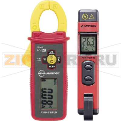 Комплект: токовые клещи с индикатором Beha Amprobe AMP-25-EUR-IR-450-EUR 