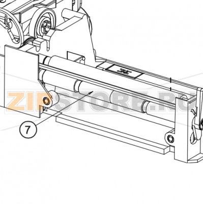 Прижимной ролик (4 шт) Datamax E-4205e Прижимной ролик (4 шт) Datamax E-4205eЗапчасть на сборочном чертеже под номером: 7Название запчасти Datamax на английском языке: Roller - Clamp 