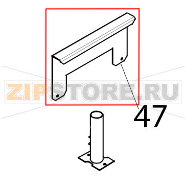Staffa supporto coperchio Tecnoeka KF 1010 A UD Staffa supporto coperchio Tecnoeka KF 1010 A UDЗапчасть на деталировке под номером: 47