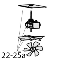 Complete fan Bartscher RT-78B-8