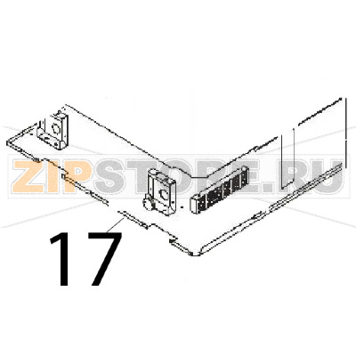 Bottom insulation retainer Angelo Po FM1221E1 Bottom insulation retainer Angelo Po FM1221E1Запчасть на деталировке под номером: 17