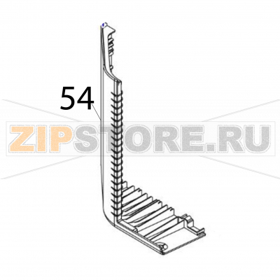 Rear open cover Sato CL6NX Plus Rear open cover Sato CL6NX PlusЗапчасть на деталировке под номером: 54Название запчасти на английском языке: Rear open cover Sato CL6NX Plus.