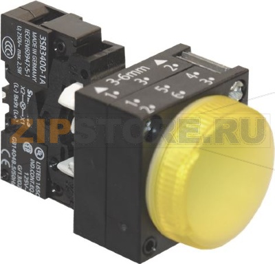INDICATOR LIGHT YELLOW SIEMENS 