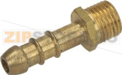 HOSE-END FITTING 1/4M LPG 