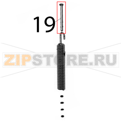 Tirante filettato 10x325 mm Silanos NE1300 Tirante filettato 10x325 mm Silanos NE1300Запчасть на деталировке под номером: 19