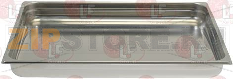 СЛИВНОЙ ЛОТОК ИЗ НЕРЖАВЕЮЩЕЙ СТАЛИ GN 2/1 650X530XH65 ММ 