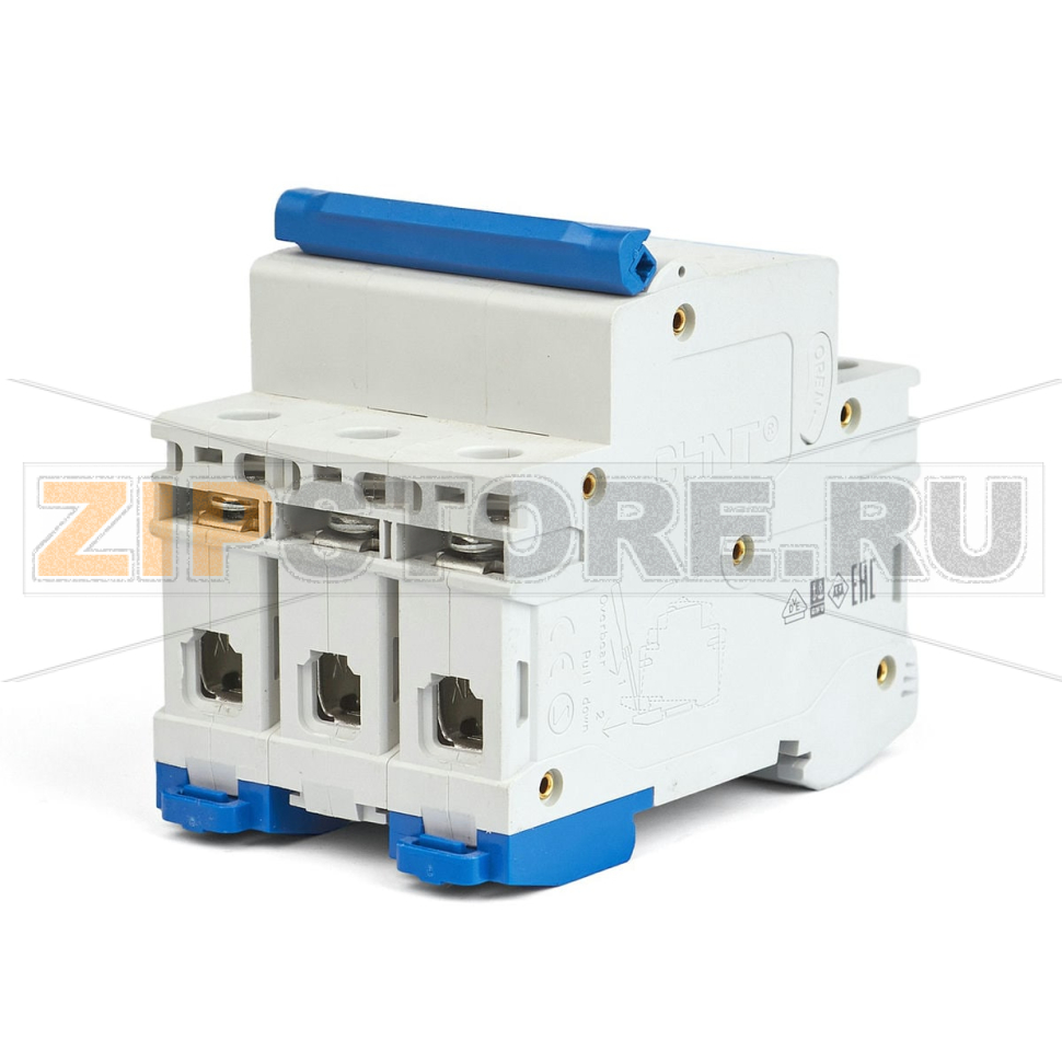 Выключатель автоматический 50 А, 6 кА, 3 полюса Chint NB1-63 