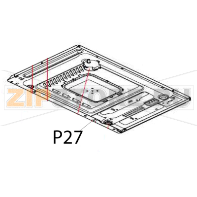Base plate Hurakan HKN-WP900G Base plate Hurakan HKN-WP900GЗапчасть на деталировке под номером: P27