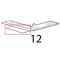 Evaporator cover Scotsman AC 56