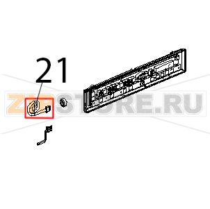 Cavo collegamento potenza controllo Unox XVC 515G Cavo collegamento potenza controllo Unox XVC 515GЗапчасть на деталировке под номером: 21
