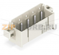 Вилка THT; 1.4 mm O solder pin; прямые; зажимное кольцо; Шаг контактов 7,5 мм; 5-пол.; светло-серые Wago 2092-3405/205-000