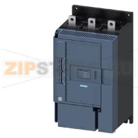 Устройство плавного пуска SIRIUS,ном. рабочее напряжение 200-600 В, ном. рабочий ток 370 A, ном. питающее напряжение управление 110-250 В AC, винтовые клеммы, аналоговый выход Siemens 3RW5246-6AC15