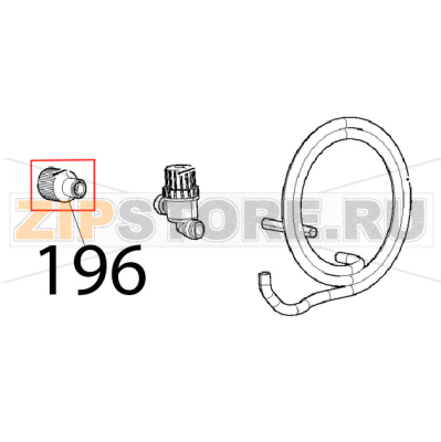 Raccordo JG femmina 3/4&quot;-10 Unox XVC 1005EP Raccordo JG femmina 3/4"-10 Unox XVC 1005EPЗапчасть на деталировке под номером: 196