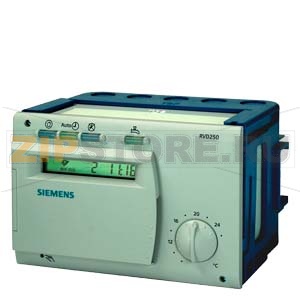 RVD250-C - Контроллер‚ 28 запрограммированных типов систем, инструкции на языках pl, cs, el, ru, bg, ro Siemens RVD250-C 