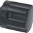 РУЧКА ЧЕРНАЯ  Ø 55 MM ШАГ M12 - РУЧКА ЧЕРНАЯ  Ø 55 MM ШАГ M12