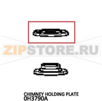 Chimney holding plate Unox XB 695