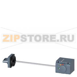 side wall mounted rot. operator standard IEC IP65 accessory for: 3VA6 150/250 3VA5 250 Siemens 3VA9277-0PK11 
