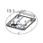 Cover bottom package (LAN) Sato WS408 DT