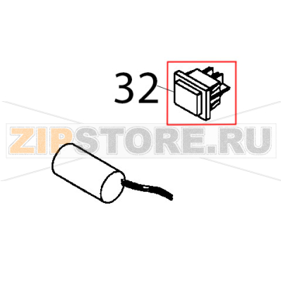 Ice-breaker luminous switch Vema SG 2081 Ice-breaker luminous switch Vema SG 2081Запчасть на деталировке под номером: 32