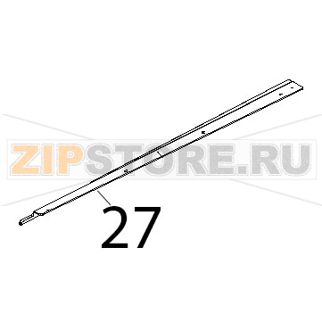 Prof. salva goccia inox Unox XB 403 Prof. salva goccia inox Unox XB 403Запчасть на деталировке под номером: 27