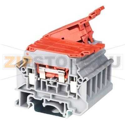 Клемма универсальная с короткозамыкателем, серая CHIKU RUT 4-HEDI 