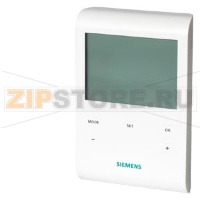 RDE100.1 - Комнатный термостат с автоматическим таймером и LCD питание от батареек Siemens RDE100.1