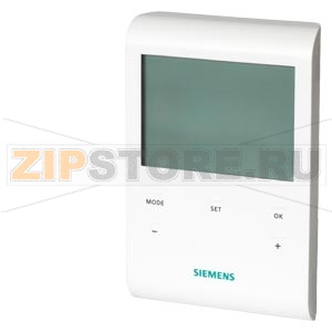 RDE100.1 - Комнатный термостат с автоматическим таймером и LCD питание от батареек Siemens RDE100.1 