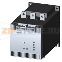 УСТРОЙСТВО ПЛАВНОГО ПУСКА SIRIUS, ТИПОРАЗМЕР S12, 280 A, 200 КВТ/500 V, 40 ГРАД., 400-600 V AC, НОМИАНЛЬНОЕ ПИТАЮЩЕЕ НАПРЯЖЕНИЕ ЦЕПИ УПРАВЛЕНИЯ US 230 В АС, ПРУЖИННЫЕ КОНТАКТЫ ВСПОМОГАТЕЛЬНЫХ ЦЕПЕЙ Siemens 3RW4074-2BB45