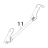 Head block release lever Toshiba TEC B-852-TS12-QP