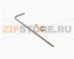 PILOT TUBE W/NUT &amp; FERRULE; 7- 