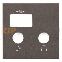 Накладка для медиа-комбайна, антрацитовая ABB 2CLA226830N1801