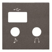 Накладка для медиа-комбайна, антрацитовая ABB 2CLA226830N1801