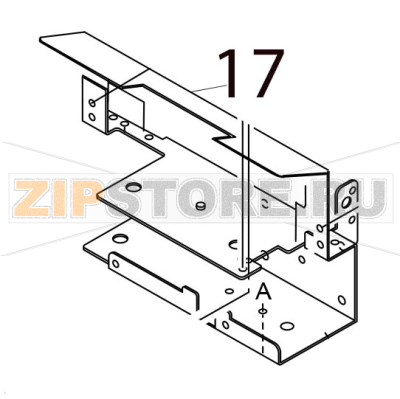 Main frame Toshiba TEC B-SX4T-GS10/20-QQ-US Main frame Toshiba TEC B-SX4T-GS10/20-QQ-USЗапчасть на деталировке под номером: 17