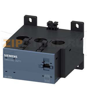 МОДУЛЬ ИЗМЕРЕНИЯ ТОКА ДЛЯ SIMOCODE PRO, ДИАПАЗОН ТОКОВ 20...200A, ГАБАРИТНАЯ ШИРИНА 120MM, СКВОЗНОЕ ПОДКЛЮЧЕНИЕ Siemens 3UF7103-1AA00-0 