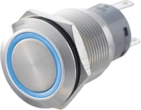 Кнопка антивандальная 250 В/AC, 5 А, 1 x вкл/вкл, без фиксации, IP67, 1 шт TRU Components LAS1-AGQ-11E