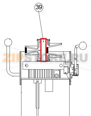 Variable pulley shaft Sigma BM 20    Variable pulley shaft&nbsp;BM 20Запчасть на сборочном чертеже под номером: 39Название запчасти Sigma на итальянском языке: Variable pulley shaft BM 20