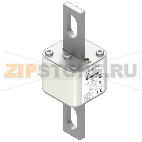 Предохранитель, 315 A, AC 690 В, 200 кА, size 1, 53x69x136 мм, aR, IEC UL Eaton FUSE 315A 690V 